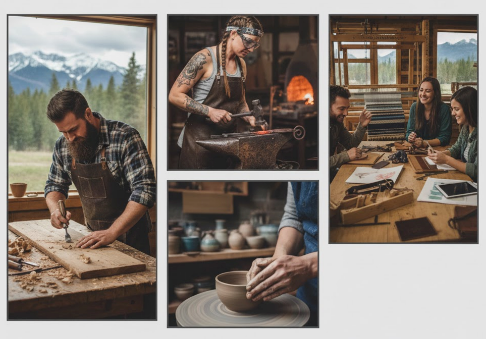 Montana Gateway Artisan Collage